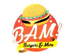 Bam Burgers and More in Stuttgart Bam Burgers and More Logo