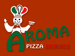 Aroma Pizza Service Logo