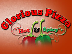 Glorious Pizza Hot and Spicy Logo
