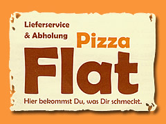 Pizza Flat in Darmstadt Pizza Flat Logo